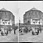 F. Krátký, před kaplí svatého Kříže v Opavě, před 1887. Celý poškozený stereosnímek. 
